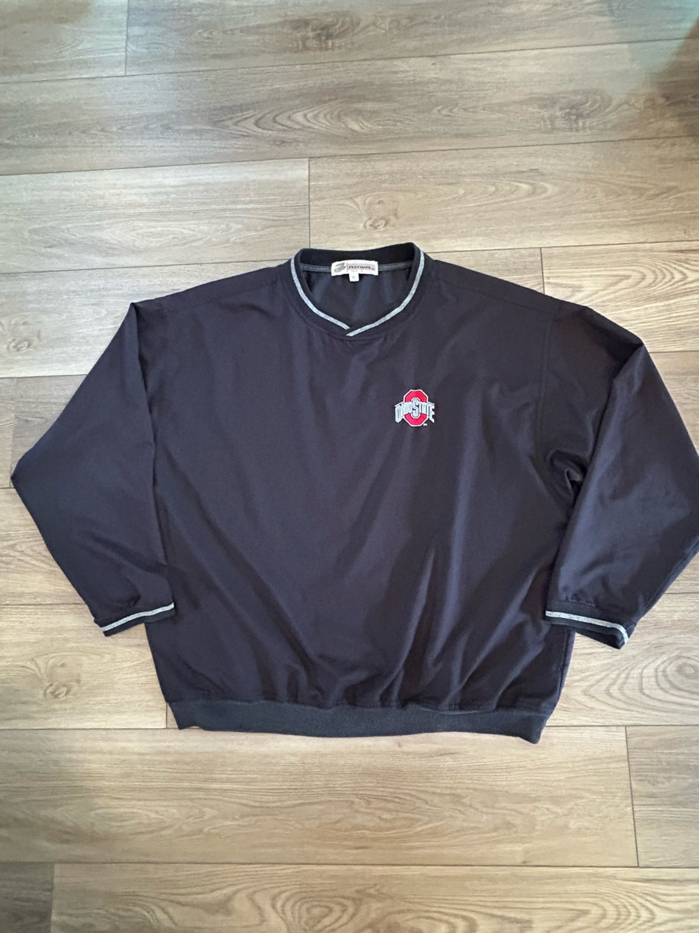 Vintage Ohio State Buckeyes AKWA USA Made Pullover Windbreaker XL